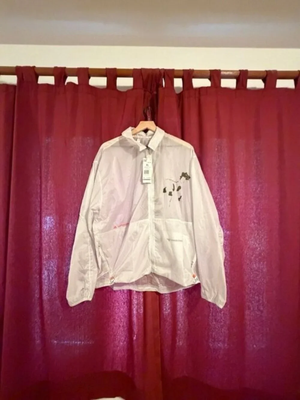 Adidas Adi 365 X H.Koumori Running Coach Jacket White mens size XL JM1206